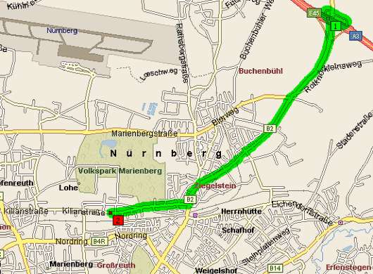 Stadtplan Nürnberg