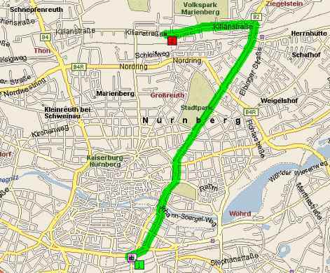 Stadtplan Nürnberg